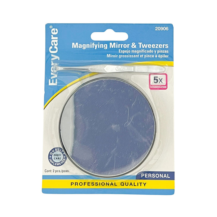 Every Care Magnifying Mirror & Tweezers