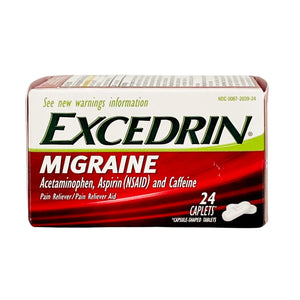 One unit of Excedrin Migraine Aspirin 24 caplets