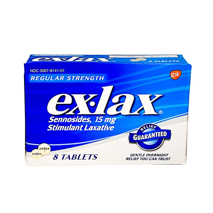 Exlax Stimulant Laxative 8 tablets