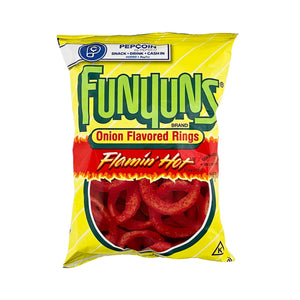 Funyuns Onion Flavored Rings Flamin Hot 2 1/8 oz