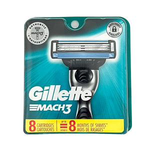 One unit of Gillette Mach3 8 Cartridges