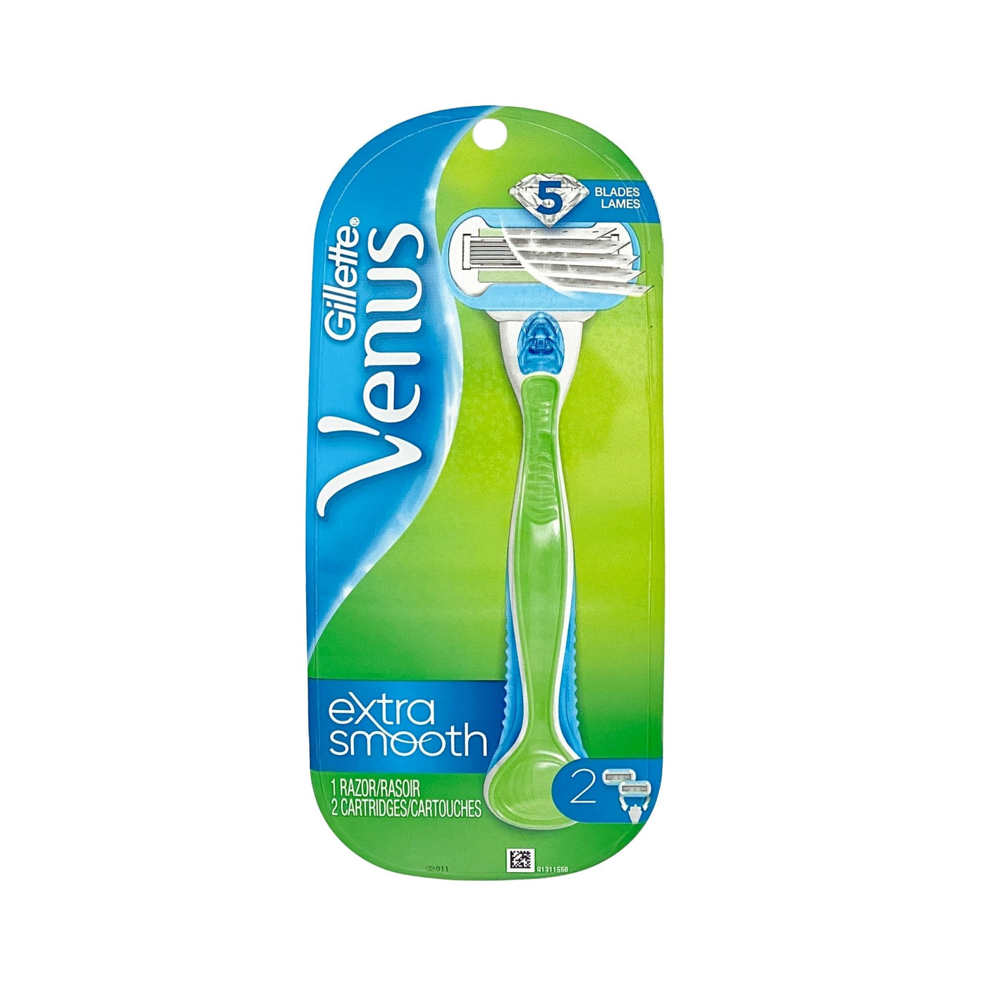 Gillette Venus Extra Smooth 1 razor 2 Cartridges