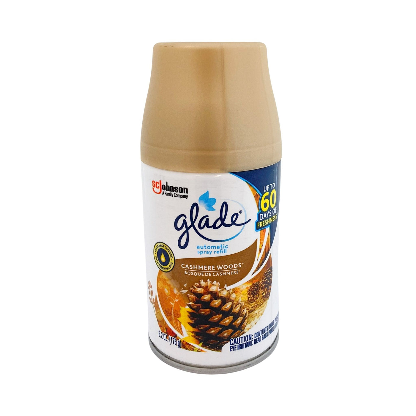 Glade Solid Air Freshener Cashmere Woods, 6 oz (Pack of 12)