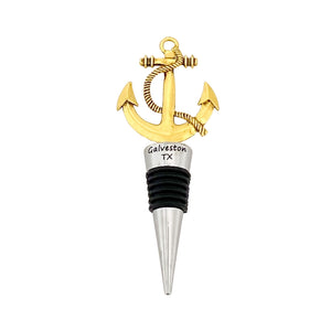 Gold Anchor Galveston TX - Cheers Wine Stopper
