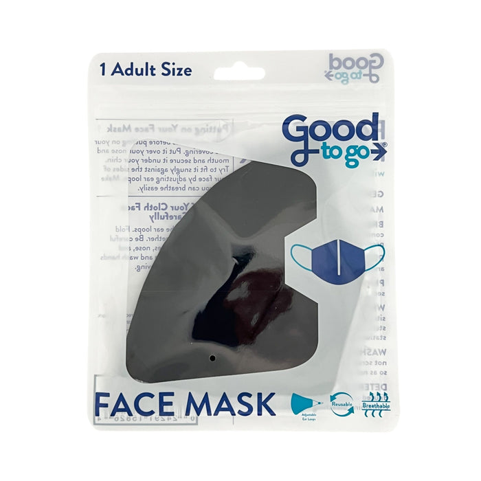 Good to Go Reusable Cloth Face Mask - Black