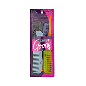 One unit of Goody Detangling Comb 6 ct