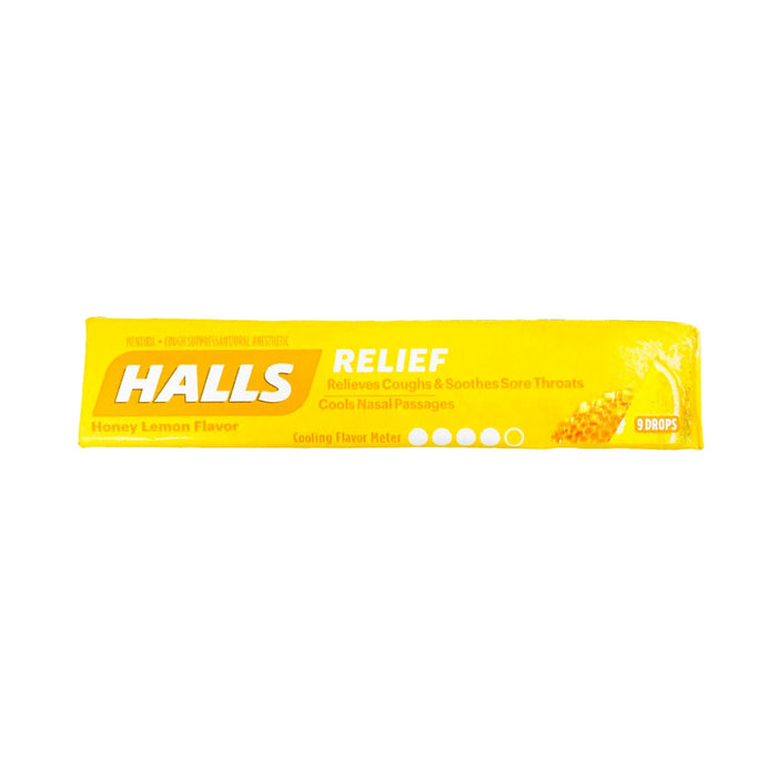 Halls Relief Honey Lemon 9 Drops