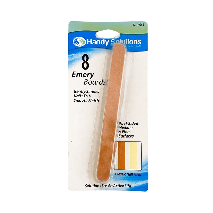 Handy Solutions 8 Emery Boards Classic Nail Files