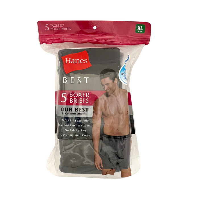 Hanes Best Boxer Brief 5pk - Extra Large