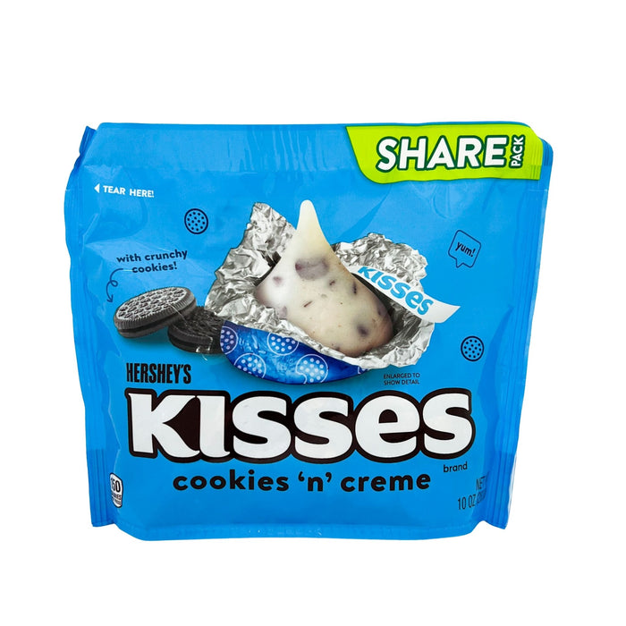 Hershey's Kisses Cookies n Creme with Almonds 10 oz