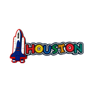 Houston Shuttle Rubber Magnet