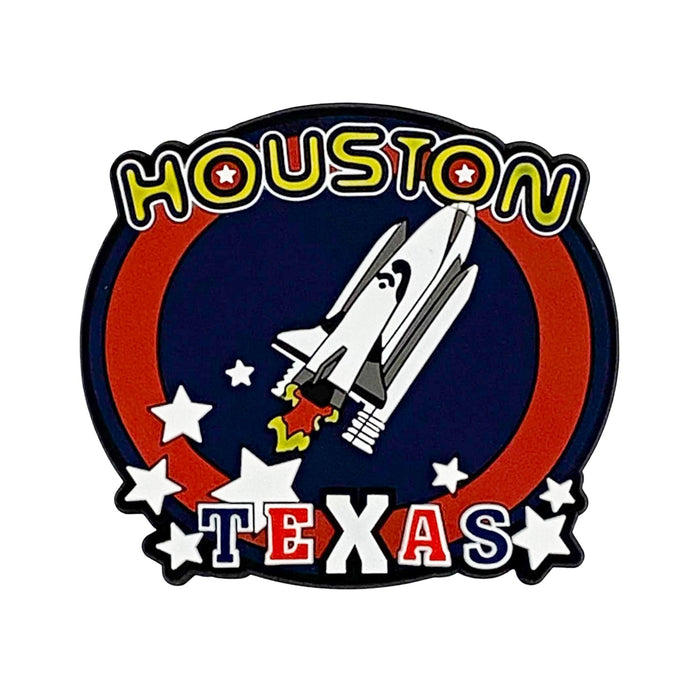 Houston Texas Shuttle Rubber Magnet