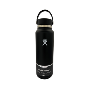 One unit of Hydroflask 40 oz Wide Mouth Water Bottle - Black