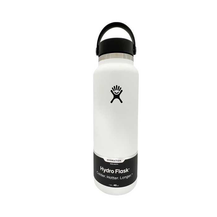 Hydro Flask Wide Mouth 32 oz Water Bottle New with Tags White Hydroflask