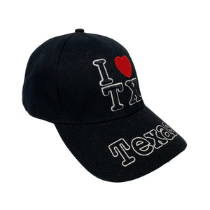 I Love TX Cap  - Black