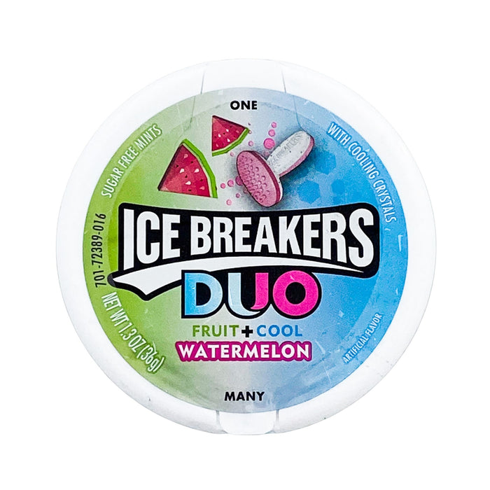 Ice Breakers Duo Watermelon Sugar Free 1.3 oz
