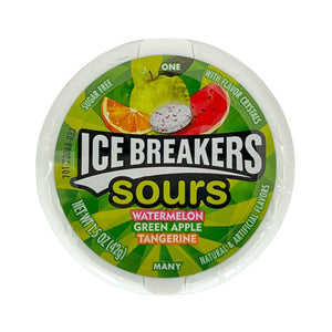 One unit of Ice Breakers Sours Watermelon Green Apple Tangerine 1.5 oz