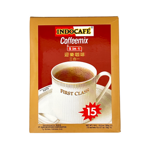 One unit of Indocafe Coffee Mix 3 in 1 15 pc x 10.5 oz