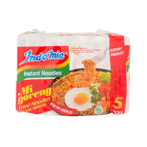 Pack of Indomie Mi Goreng Fried Noodles 5 pack x 3 oz
