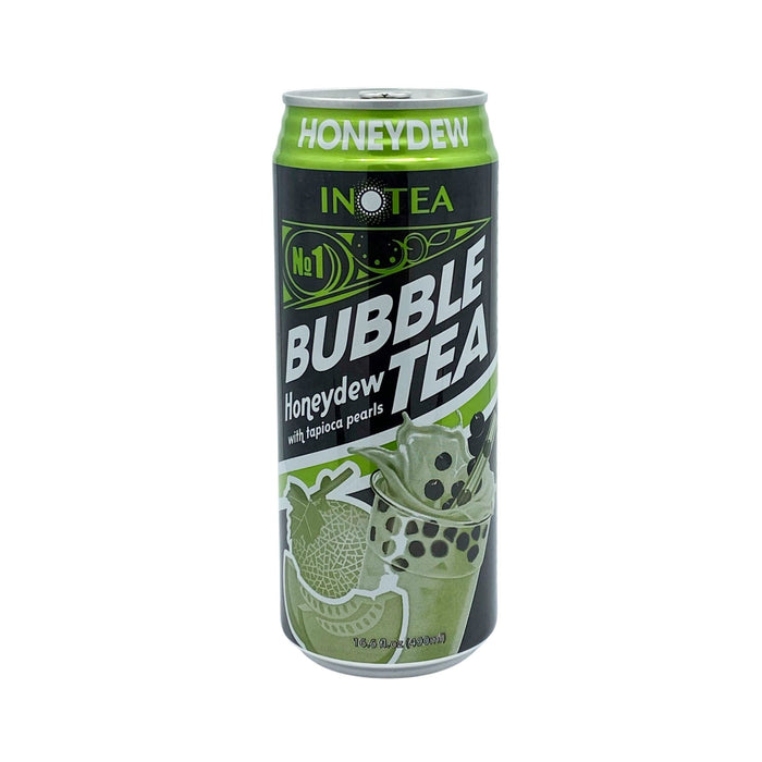 Inotea Bubble Milk Tea - Honeydew with Tapioca Pearls 16.6 oz