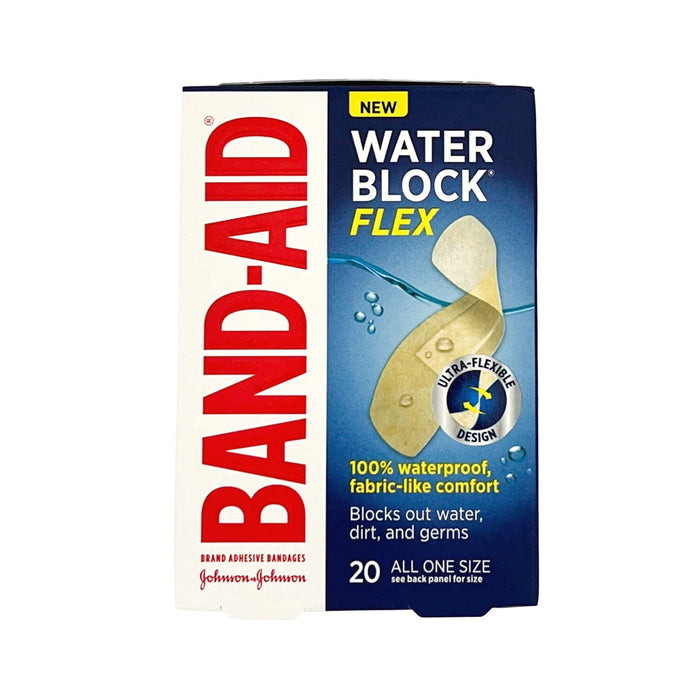 J&J Band-Aid Water Block Flex 20 All One Size