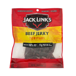 One unit of Jack Links Teriyaki Beef Jerky 2.6 oz