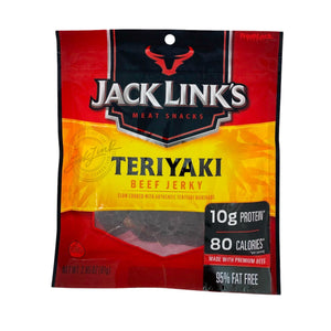 Pack of Jack Links Teriyaki Beef Jerky 2.6 oz 