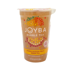 One unit of Joyba Bubble Tea - Mango Passion Fruit Green Tea 12 oz