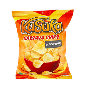 Bag of Kasuka Cassava Chips Blackpepper Flavor 7 oz