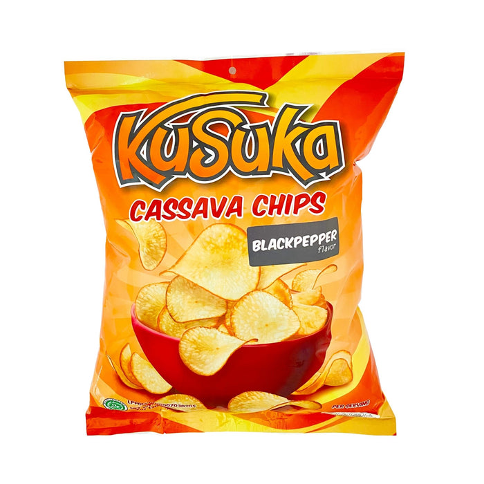 Kasuka Cassava Chips Blackpepper Flavor 7 oz
