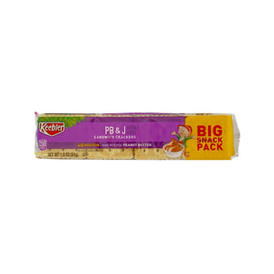 Keebler PB & J Sandwich Crackers 1.8 oz in package