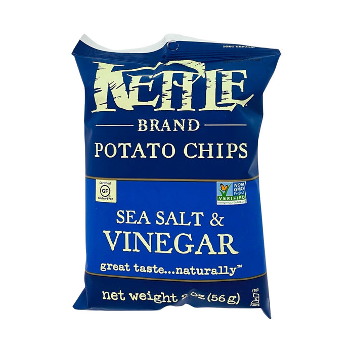 Kettle Brand Potato Chips Sea Salt & Vinegar 2 oz