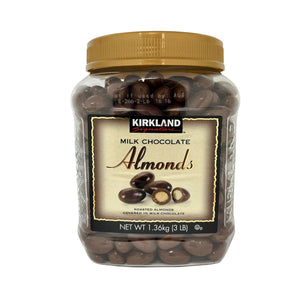 One unit of Kirkland Milk Chocolate Covered Almonds 3 lbs