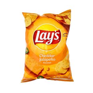 Bag of Lay's Cheddar Jalapeno Potato Chips 2 5/8 oz 