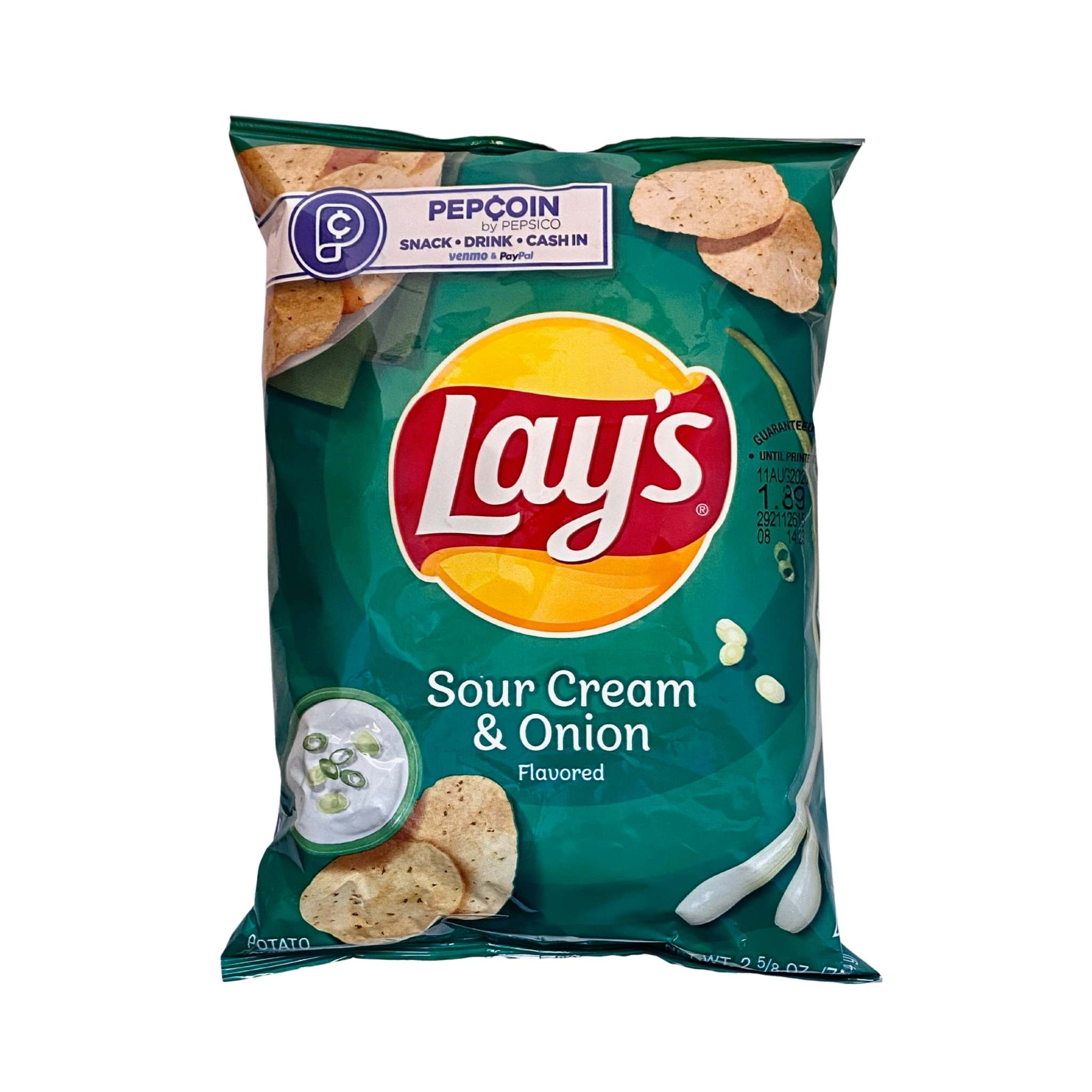 Lays Sour Cream and Onion Potato Chips, 1 Ounce -- 104 per case., 104-1  OUNCE - Fry's Food Stores