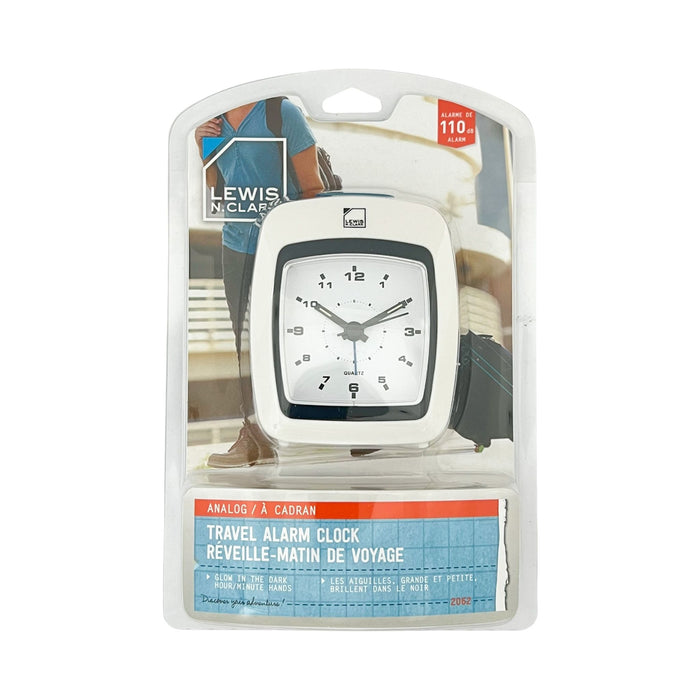 Lewis N Clark Analog Travel Alarm Clock
