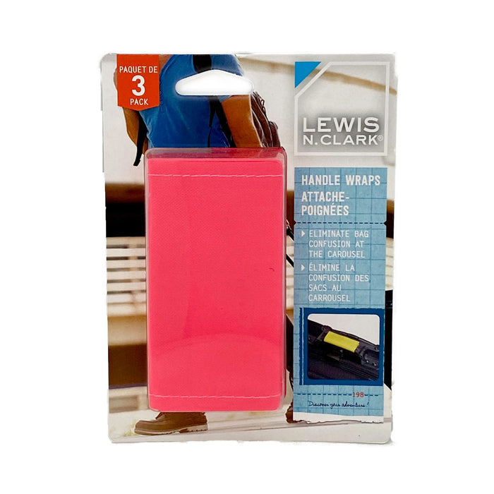 Lewis N Clark Handle Wrap 3 Piece Set - Pink