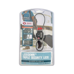 Lewis N Clark Lockdown Triple Security Lock