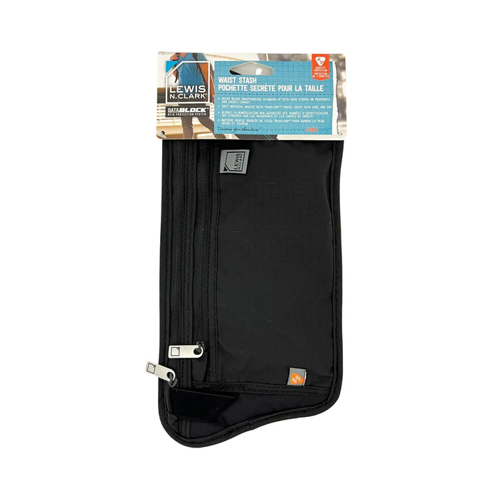 Lewis N Clark RFID Waist Stash - Black