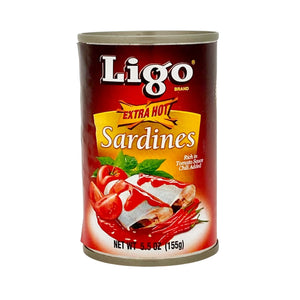 Ligo Extra Hot Sardines 5.5 oz