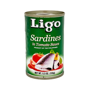 Ligo Sardines In Tomato Sauce 5.5 oz