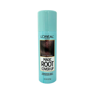 Can of Loreal Magic Root Coverup Temporary Gray Concealer Spray 20 oz - Dark Brown
