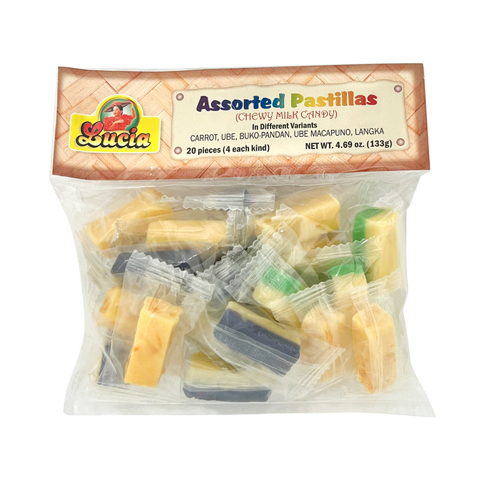Lucia Assorted Pastillas Chewy Milk Candy 4.69 oz