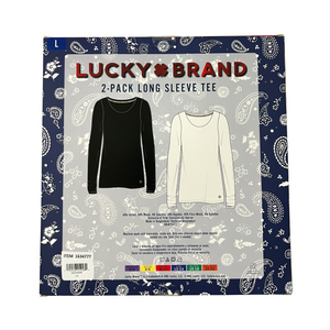 One unit of Lucky Brand 2-pack Long Sleeve Tee - Large