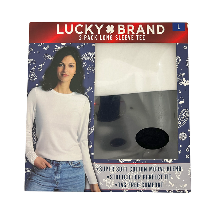 Lucky Brand 2-pack Long Sleeve Tee - Large