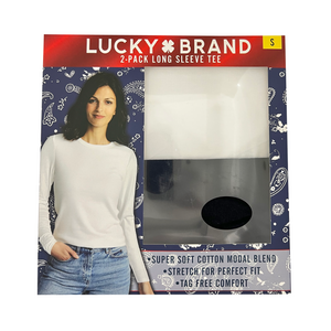 One unit of Lucky Brand 2-pack Long Sleeve Tee - Small