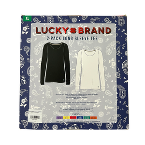 One unit of Lucky Brand 2-pack Long Sleeve Tee - X Large