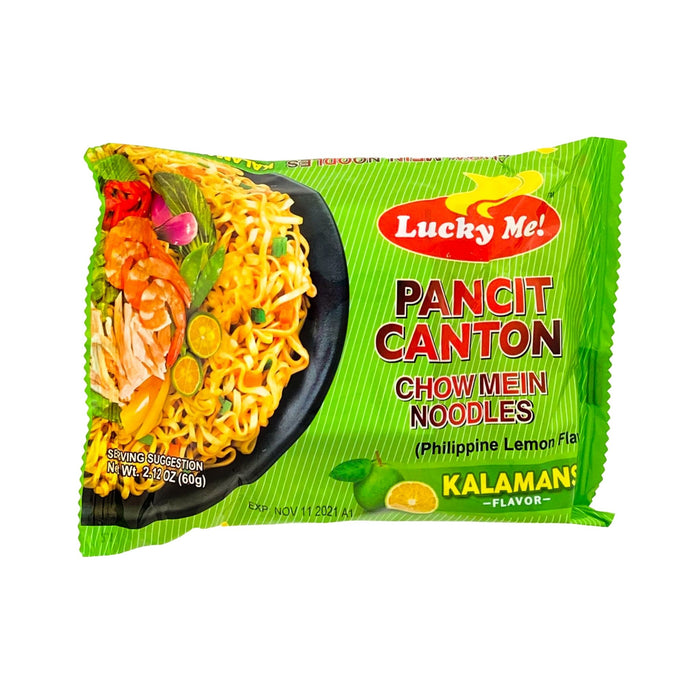 Lucky Me Pancit Canton Chow Mein Noodles Kalamansi 2.12 oz