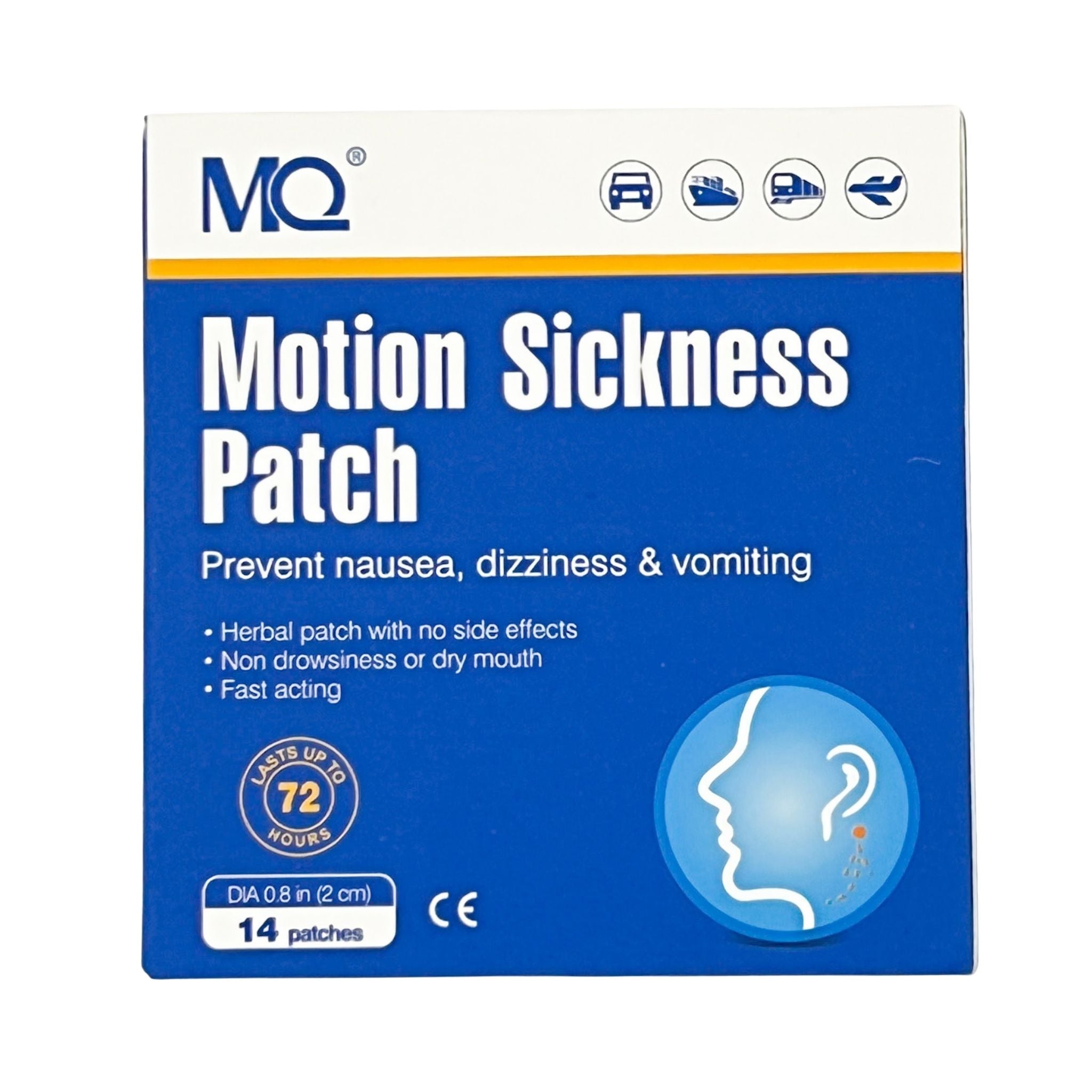 MQ Motion Sickness Patch 14 pc