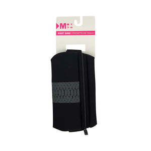 One unit of M Waist Pack Neoprene Snakeskin Strip Design - Black